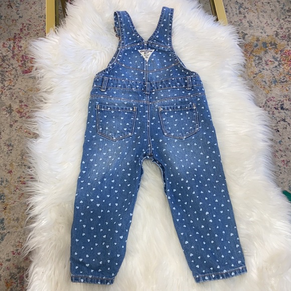 Oshkosh Overall Pants With Hearts ♥️ 24 months - Picture 2 of 15